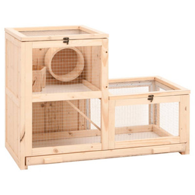 B&Q -  Hamster Cage 81X40X60 Cm Solid Wood Fir