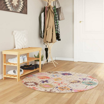 B&Q -  Rug Washable Multicolour 120 Cm Anti Slip