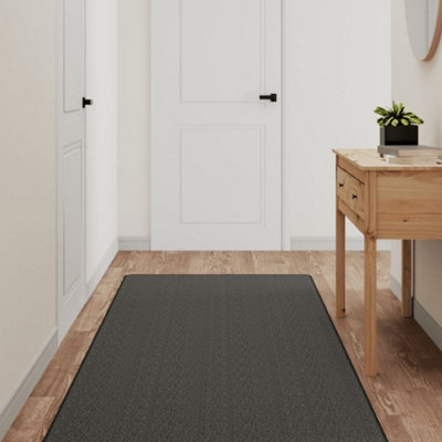 B&Q -  Carpet Runner Sisal Look Anthracite 80X150 Cm
