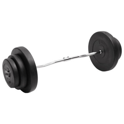 Walplus Curl Barbell With Plates 60 Kg from B&Q