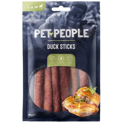 Unknown Pet People Duck Sticks 80G X 12 from B&Q