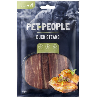 Unknown Pet People Duck Steaks 80G X 12 from B&Q