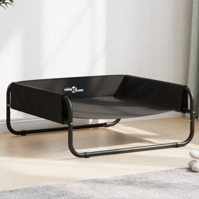 Walplus Elevated Dog Bed Anthracite Oxford Fabric And Steel from B&Q