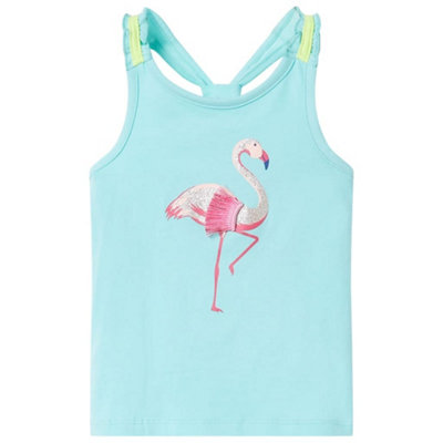 Vidaxl Kids' Tank Top Light Mint 128 Suitable For 7-8 Years from B&Q