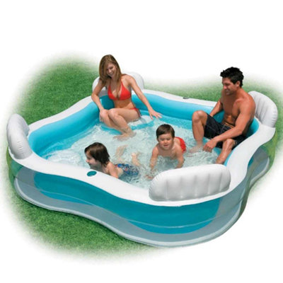 Intex Inflatable Swim Center Family Lounge Pool 56475Np from B&Q