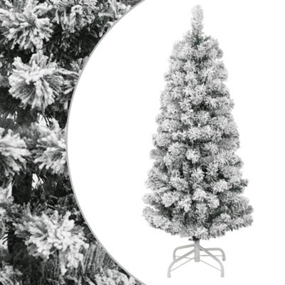 Vidaxl (120 Cm) Artificial Hinged Christmas Tree Pre Lit Artificial Tree Xmas Decor - Image 3