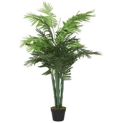 Vidaxl Artificial Palm Tree 28 Leaves 120 Cm Green from B&Q
