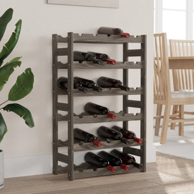 30 - Bottle Solid Wood Wine Bottle Rack - Image 3