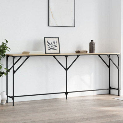 Vidaxl Console Table Sonoma Oak 200X29x75 Cm Engineered Wood