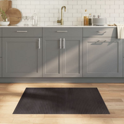 Vidaxl Rug Rectangular Dark Brown 80X100 Cm Bamboo from B&Q