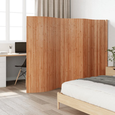B&Q -  Room Divider Natural 165X400 Cm Bamboo