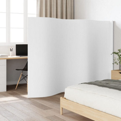 B&Q -  Room Divider White 165X400 Cm Bamboo