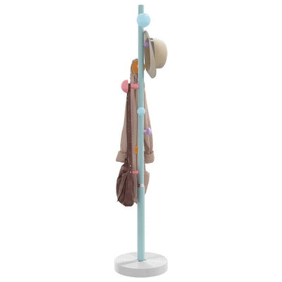B&Q -  Coat Stand Blue 172 Cm Powder-Coated Iron