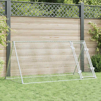 B&Q -  Chicken Cage Silver 200X105X91 Cm Galvanised Steel