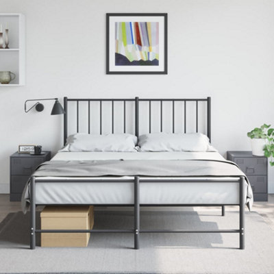 Vidaxl Bedside Cabinets 2 Pcs Anthracite 34.5X39X44 Cm Steel from B&Q