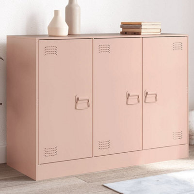 B&Q -  Sideboard Pink 99X39X73 Cm Steel