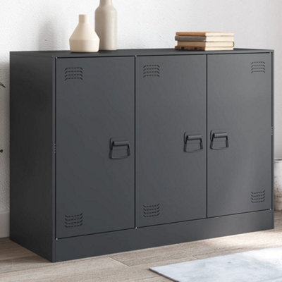 Vidaxl Sideboard Anthracite 99X39X73 Cm Steel from B&Q
