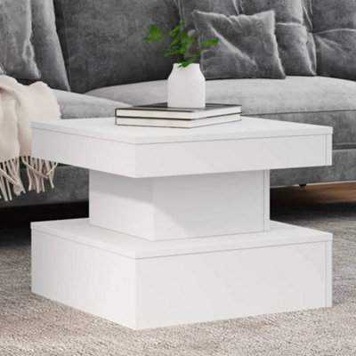 VIDAXL - Coffee Table - 50x50x40 cm - White - Image 3