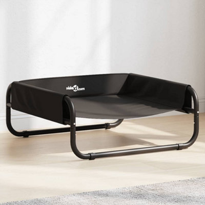 B&Q -  Elevated Dog Bed Anthracite Oxford Fabric And Steel