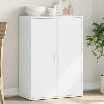 B&Q -  Sideboard White 60X31X84 Cm Engineered Wood
