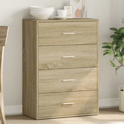 VIDAXL Sideboard - Engineered Wood - Brown - 60x31x84 cm - Image 4