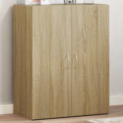 B&Q -  File Cabinet Sonoma Oak 60X32X77.5 Cm Engineered Wood