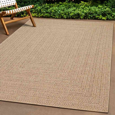 B&Q -  Rug Zizur 240X340 Cm Jute Look Indoor And Outdoor