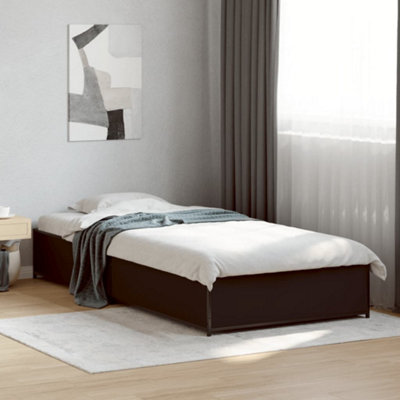 Vidaxl Bed Frame Without Mattress Black 90X200 Cm from B&Q