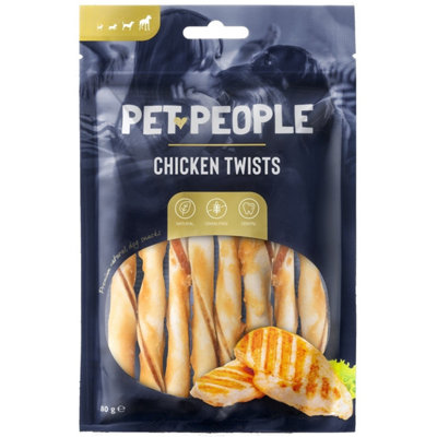 Unknown Pet People Chicken Twists 80G X 10 from B&Q