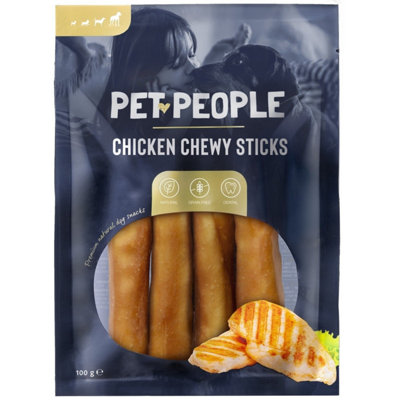 Unknown Pet People Chicken Chewy Sticks 100G X 8