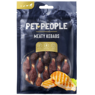 Unknown Pet People Meaty Kebabs 90G X 10 from B&Q