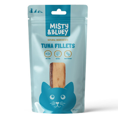 Unknown Misty & Bluey Tuna Fillets 30G X 14 from B&Q