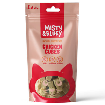Unknown Misty & Bluey Chicken Cubes 20G X 10 from B&Q