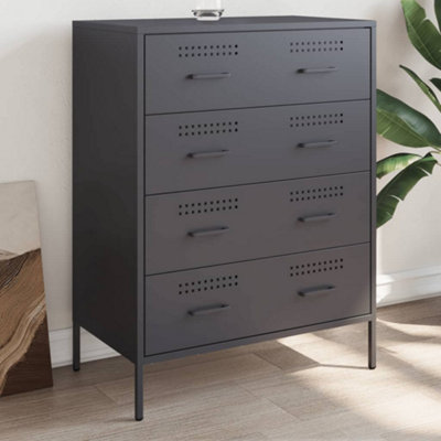 Vidaxl Sideboard Anthracite 68X39X89 Cm Steel from B&Q