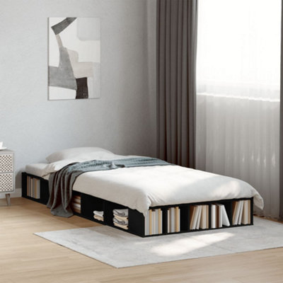 Vidaxl Bed Frame Without Mattress Black 100X200 Cm from B&Q