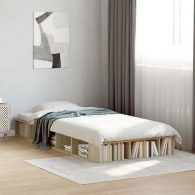 Vidaxl Bed Frame Without Mattress Sonoma Oak 90X200 Cm from B&Q