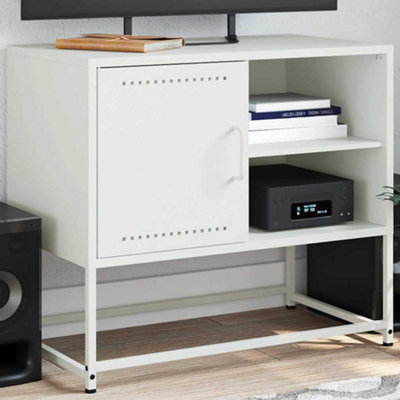 Vidaxl Tv Cabinet White 68X39X60.5 Cm Steel from B&Q
