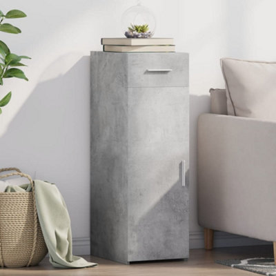 Vidaxl Sideboard Concrete Grey 30X42.5X93 Cm Engineered Wood from B&Q