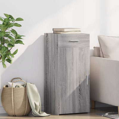 B&Q -  Sideboard Grey Sonoma 40X42.5X93 Cm Engineered Wood