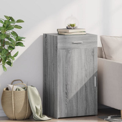 VIDAXL Sideboard Engineered Wood Grey 50x42.5x93 cm - Image 3