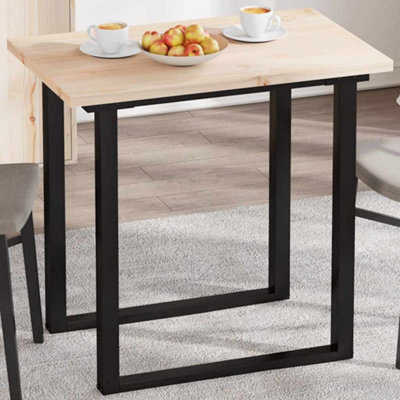 B&Q -  Table Top 80X50X2.5 Cm Rectangular Solid Wood Pine Table Tops
