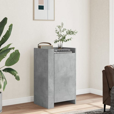 B&Q -  Sideboard Concrete Grey 45X35X75 Cm Engineered Wood