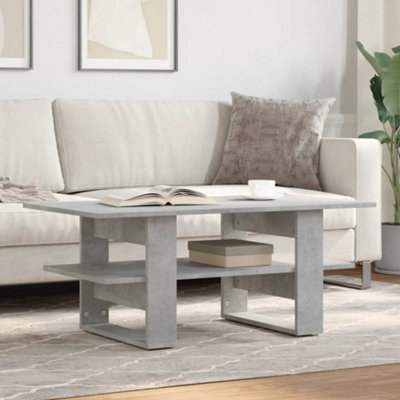 Vidaxl Coffee Table Concrete Grey 102X55X42 Cm Engineered Wood from B&Q