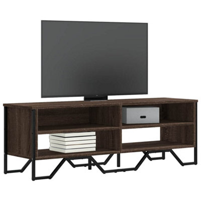 B&Q -  Tv Cabinet Brown Oak 122X34X41 Cm Engineered Wood