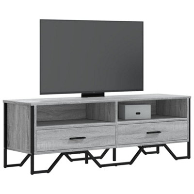 B&Q -  Tv Cabinet Grey Sonoma 122X34X41 Cm Engineered Wood