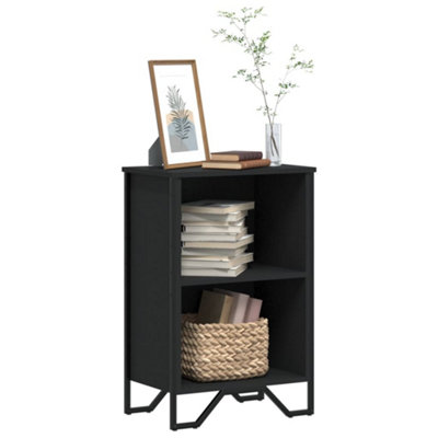 B&Q -  Bookcase Black 50X31X74.5 Cm Engineered Wood