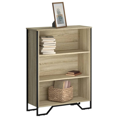 Vidaxl Bookcase Sonoma Oak 80X31X106 Cm Engineered Wood from B&Q