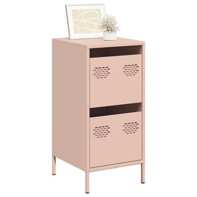 VIDAXL Sideboard - Steel - Pink - 35x39x73.5 cm - Image 3