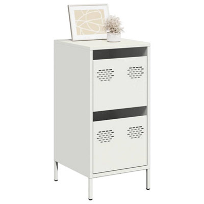 B&Q -  Sideboard White 35X39X73.5 Cm Cold-Rolled Steel