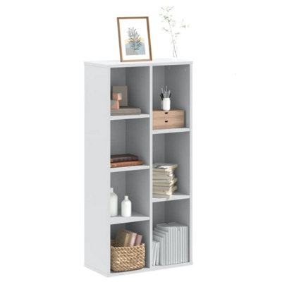B&Q -  Bookcase White 50X25X105 Cm Engineered Wood